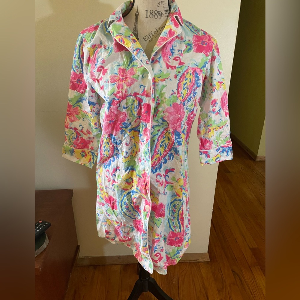 Ralph Lauren Nightgown Shirt - Picture 2 of 5